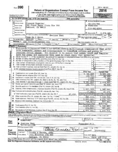 Image of 2016 Form 990