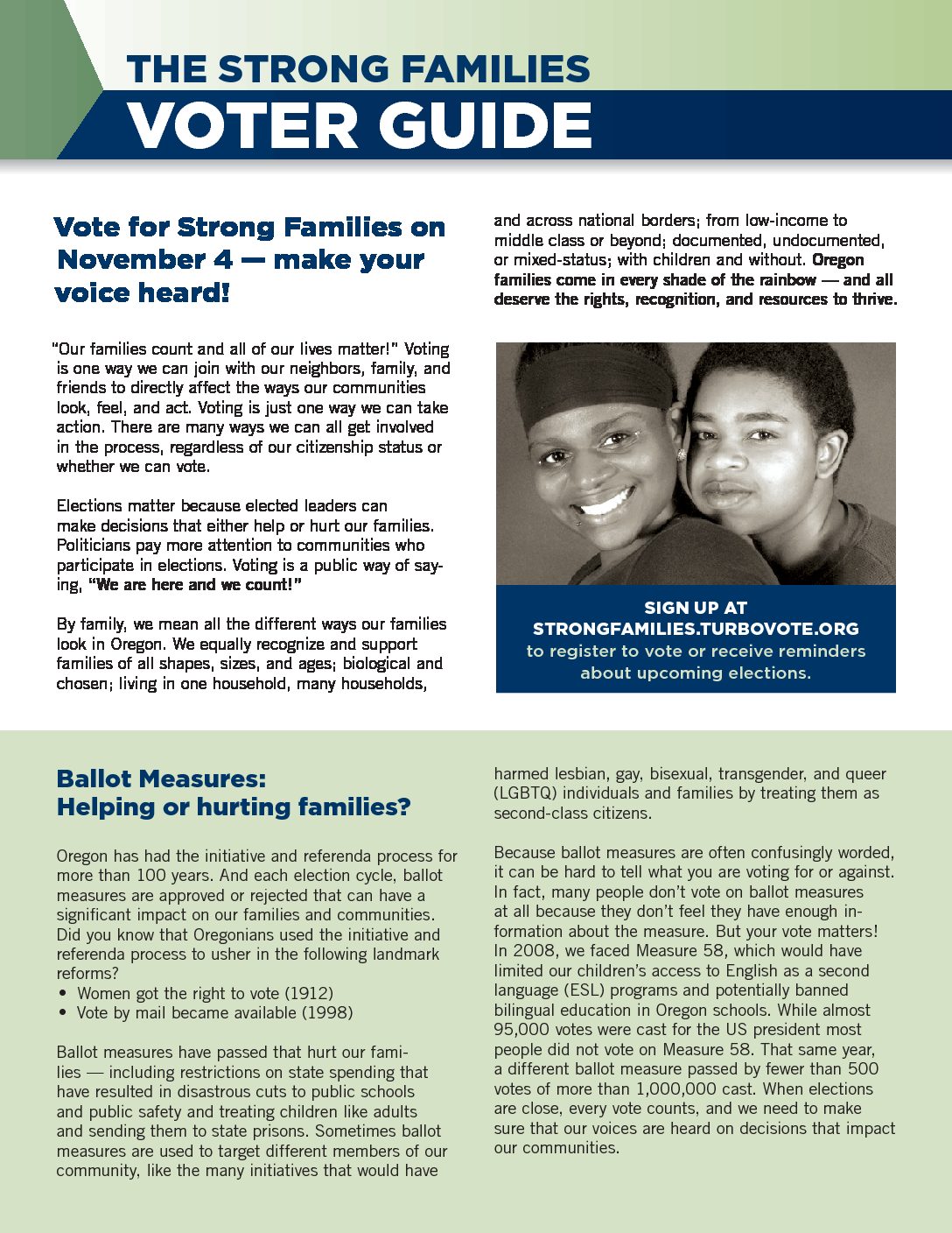 Strong Families Voter Guide